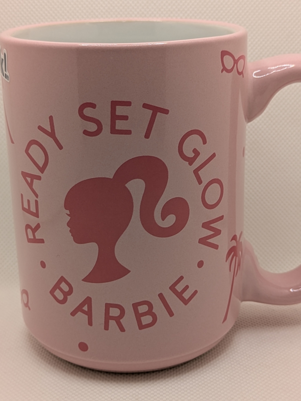 Barbie Ready Set Glow Pink Ceramic Mug